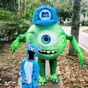 Mike Wazowski adult inflatable costume